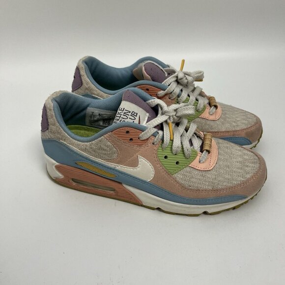 Nike Air Max 90 SE Sun Club Pastel Multicolor DJ9997-100 Women’s Size 9 US - Picture 8 of 10